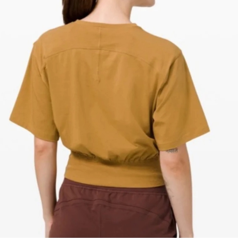 Lululemon LA Relaxed Fit Ribbed Waist Shirt Spiced Bronze 12 - Picture 2 of 8
